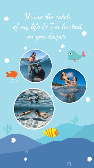 Free Fish Collage Template to Edit Online