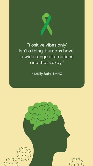 Free Mental Health Awareness Month Positive Quotes Template to Edit Online