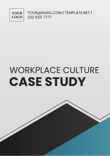 Free Workplace Culture Case Study Template to Edit Online