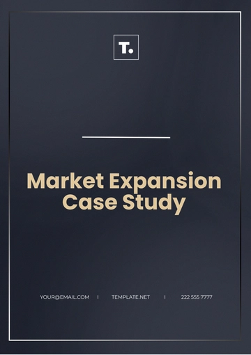 Free Market Expansion Case Study Template to Edit Online