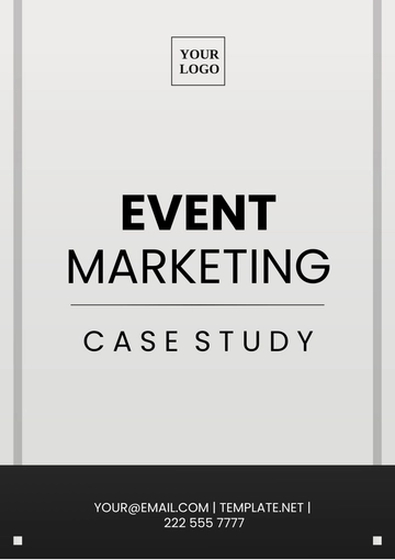 Free Event Marketing Case Study Template to Edit Online