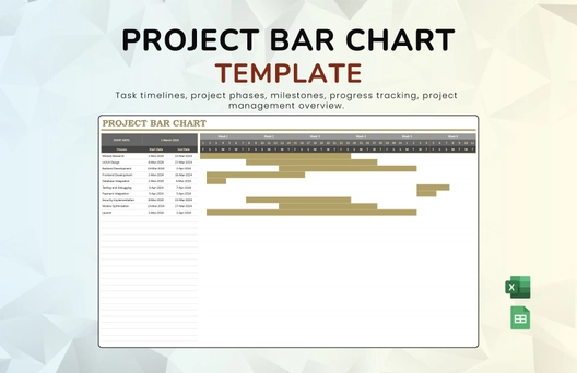 Project Bar Chart Template