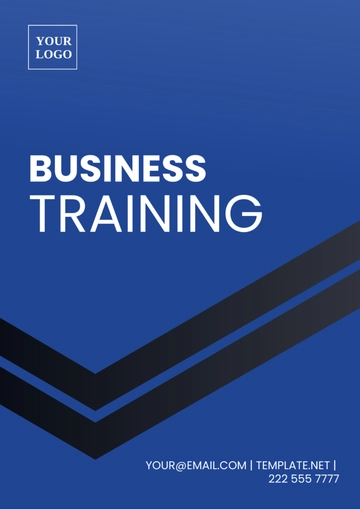 Free Business Training Template to Edit Online