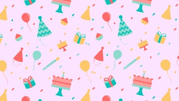Free Happy Birthday Abstract Background to Edit Online