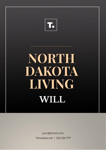 Free North Dakota Living Will Template to Edit Online