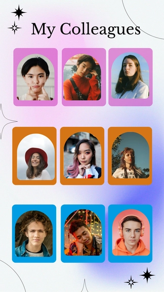 Free Colleagues Photo Collage Template to Edit Online