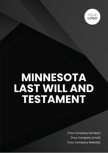 Free Minnesota Last Will and Testament Template to Edit Online