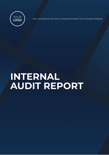 Free Internal Audit Report Template to Edit Online