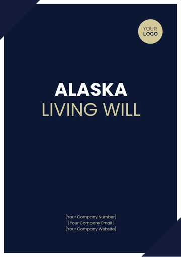 Free Alaska Living Will Template to Edit Online