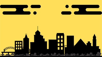 Free Memphis Skyline Background to Edit Online