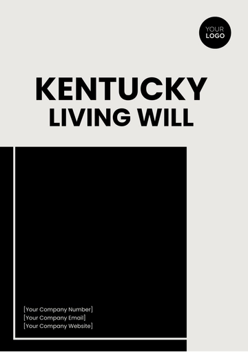 Free Kentucky Living Will Template to Edit Online