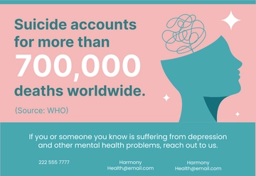 Free Mental Health Awareness Month Cards Template to Edit Online