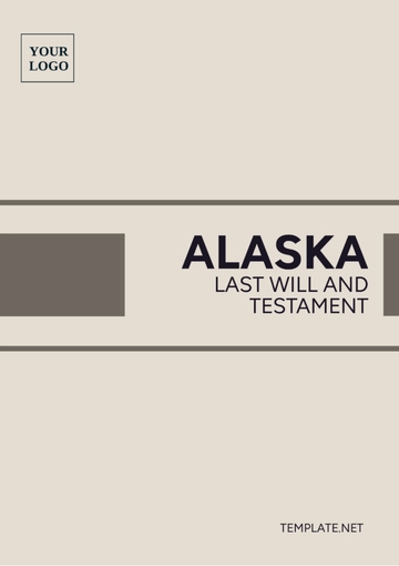 Free Alaska Last Will and Testament Template to Edit Online