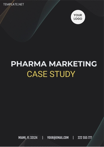 Free Pharma Marketing Case Study Template to Edit Online