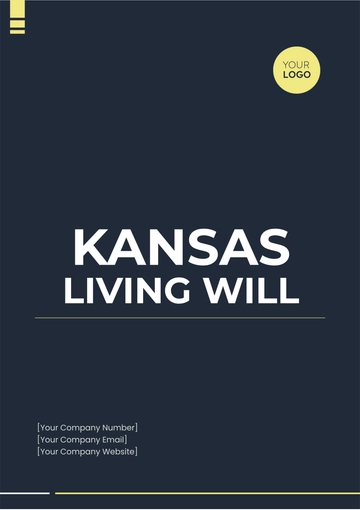 Free Kansas Living Will Template to Edit Online