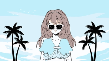Free Anime Summer Background to Edit Online