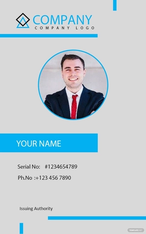 Modern ID Card Template