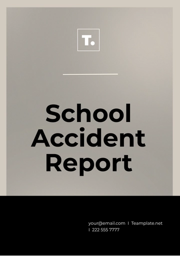 Free School Accident Report Template to Edit Online