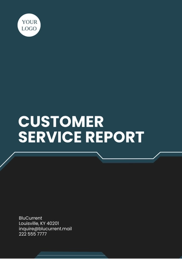 Free Customer Service Report Template to Edit Online