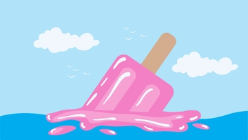 Free Ice Cream Summer Background to Edit Online