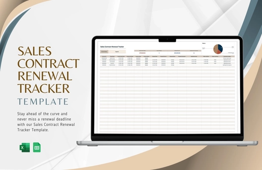 Sales Contract Renewal Tracker Template