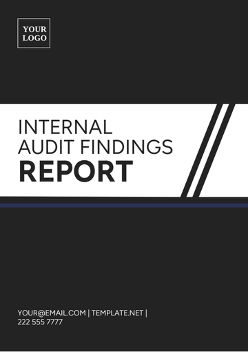 Free Internal Audit Findings Report Template to Edit Online