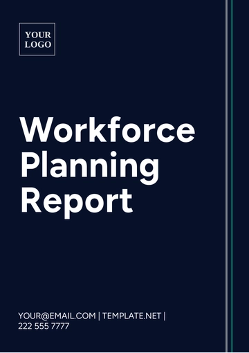 Free Workforce Planning Report Template to Edit Online