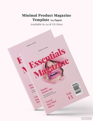 Minimal Product Magazine Template
