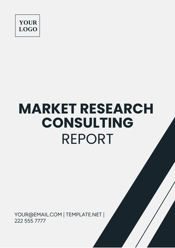 Free Market Research Consulting Report Template to Edit Online