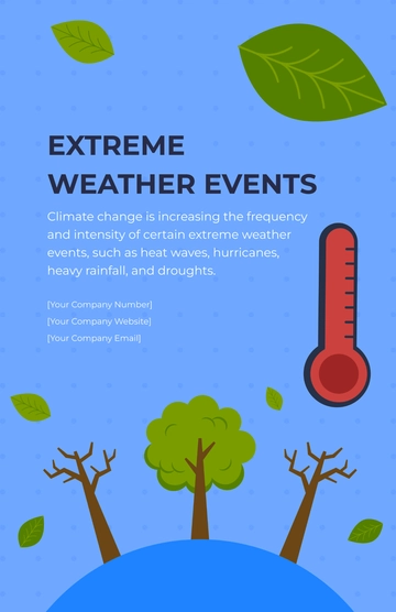 Free Global Warming Poster Template to Edit Online