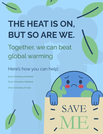 Free Global Warming Flyer Template to Edit Online