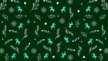 Free Christmas Horse Background to Edit Online