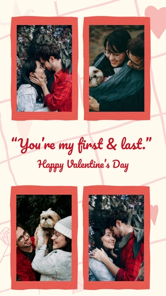 Free Valentine Collage Template to Edit Online