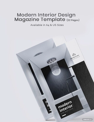 Modern Interior Design Magazine Template