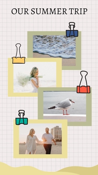 Free Summer Photo Collage Template to Edit Online