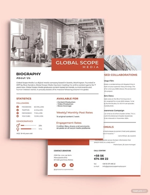 Company Medias Kit Template