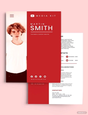 YouTube Media Kit Template