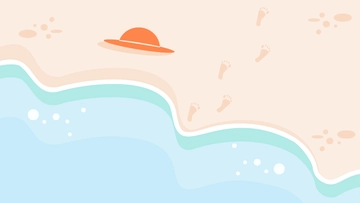 Free Beach Aesthetic Background to Edit Online