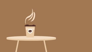 Free Coffee Aesthetic Background to Edit Online