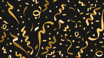 Free Golden Party Background to Edit Online