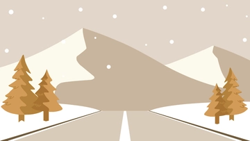 Free Winter Road Background to Edit Online
