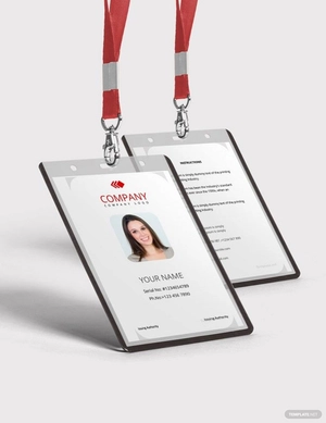 Worker ID Card Template