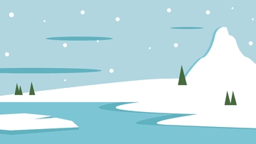 Free Winter River Background to Edit Online
