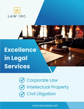 Free Law Firm Advertising Flyer Template to Edit Online