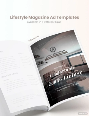 Lifestyle Magazine Ads Template