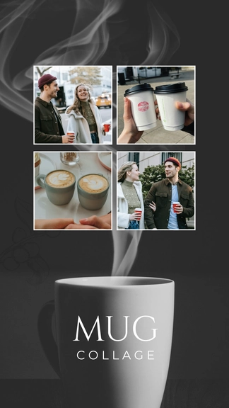 Free Mug Collage Template to Edit Online