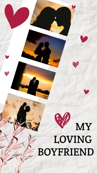 Free Photo Collage For Boyfriend Template to Edit Online
