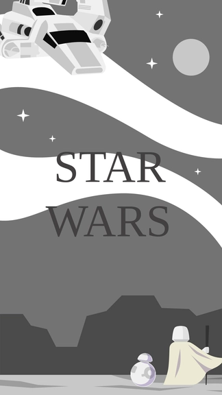 Free Star Wars Wallpaper Background Template to Edit Online