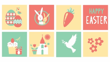 Free Easter Collage Background to Edit Online