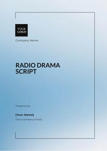 Free Radio Drama Script Template to Edit Online
